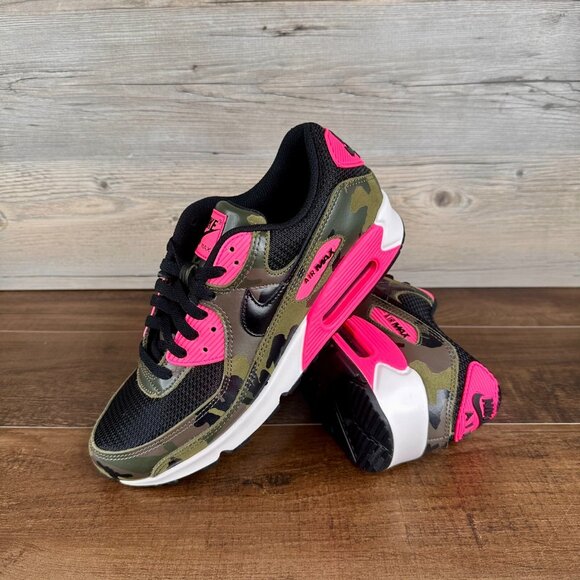 Nike Air Max 90 Mens Size 10.5 Sequoia Black Hyper Pink Phantom Olive IF1721 300